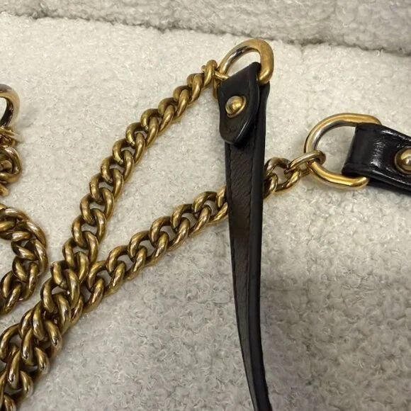 Authentic Gucci GG Marmont Matelassé Round Mini Bag – Black - Picture 7 of 11